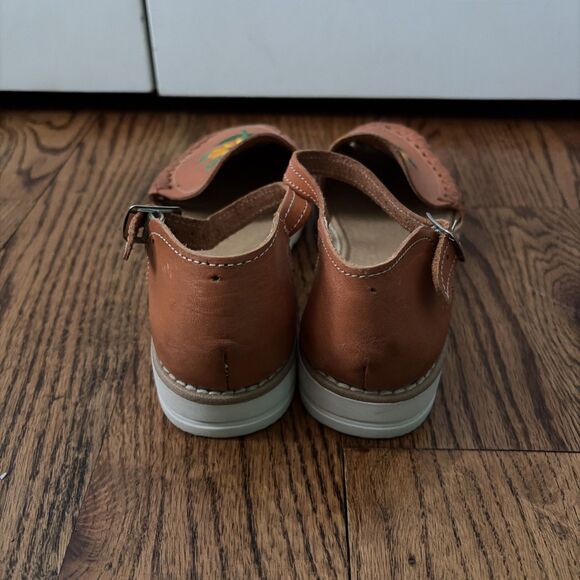 Women's Size 9 Huarache Artesenal Mexicano Mexican sandals Leather Hand Made - Picture 4 of 6